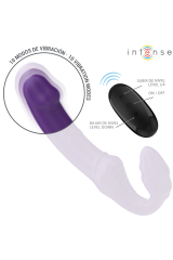 INTENSE - JILL DOPPIO VIBRATORE 20 CM VIOLA TELECOMANDO