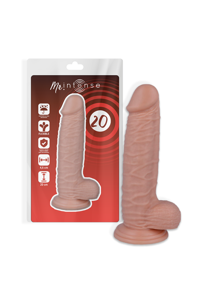 MR INTENSE - 20 REALISTIC PENIS 20 CM -O- 4.6 CM