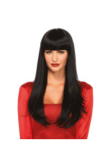 LEG AVENUE - BANGIN PARRUCCA LUNGA LISCIA NERA