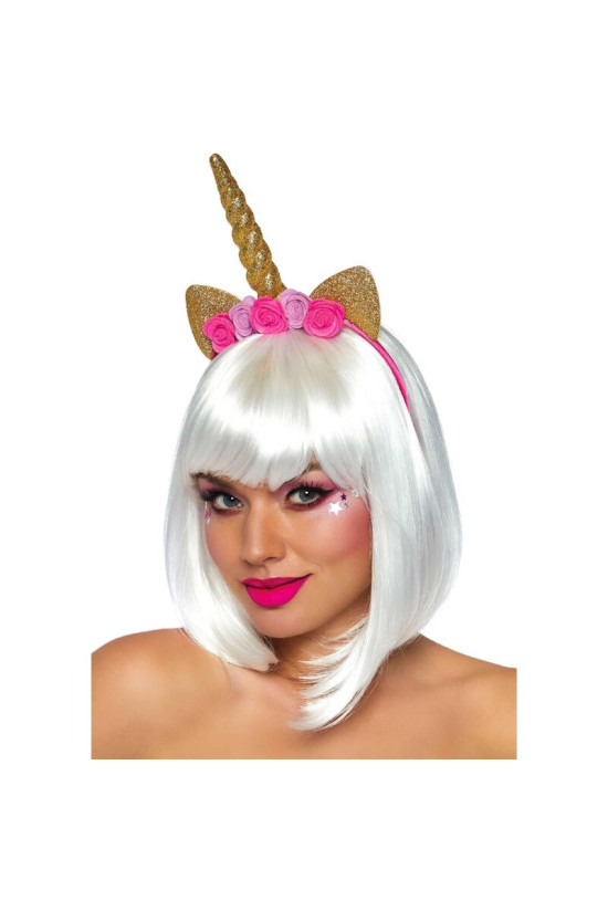 LEG AVENUE - CERCHIETTO FIORE UNICORNO ORO