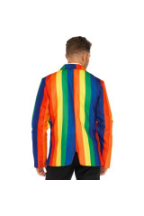 LEG AVENUE - BLAZER + CRAVATTA RAINBOW S
