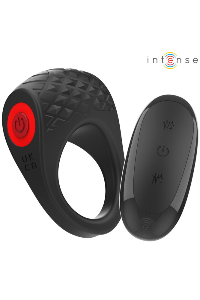 INTENSE - CLOVER VIBRATORE ANELLO PER PENE 10 VIBRAZIONI NERO
