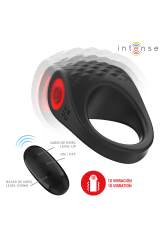 INTENSE - CLOVER VIBRATORE ANELLO PER PENE 10 VIBRAZIONI NERO