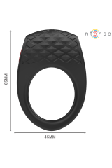 INTENSE - CLOVER VIBRATORE ANELLO PER PENE 10 VIBRAZIONI NERO