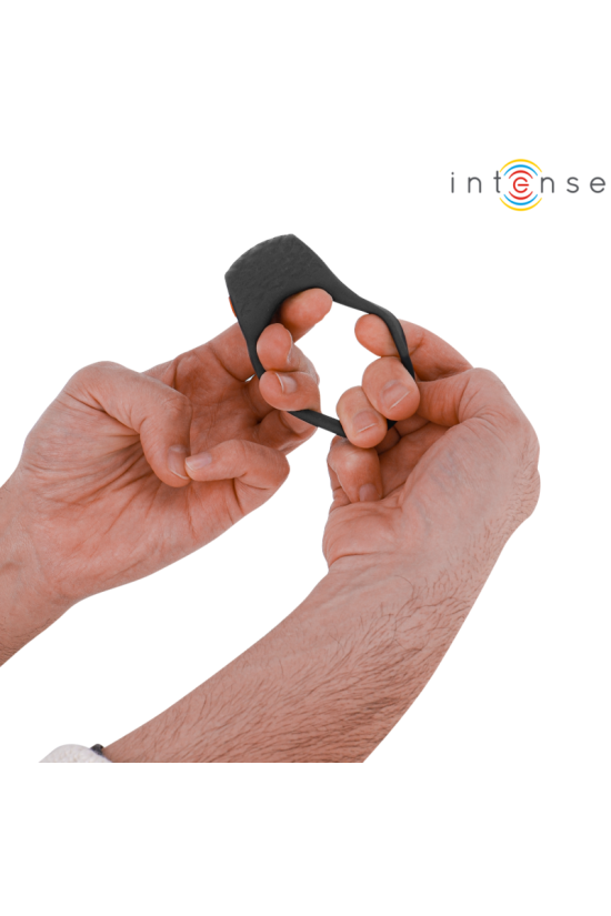 INTENSE - CLOVER VIBRATORE ANELLO PER PENE 10 VIBRAZIONI NERO