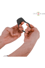 INTENSE - CLOVER VIBRATORE ANELLO PER PENE 10 VIBRAZIONI NERO