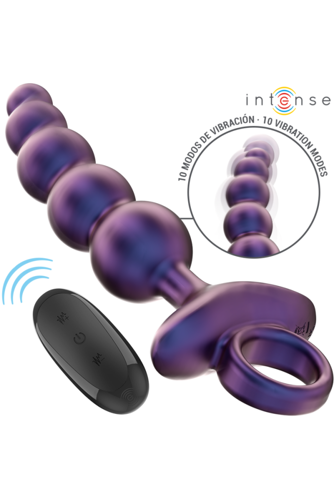 INTENSE - TITO VIBRANTE ANAL PLUG MODELLO 3 TELECOMANDO