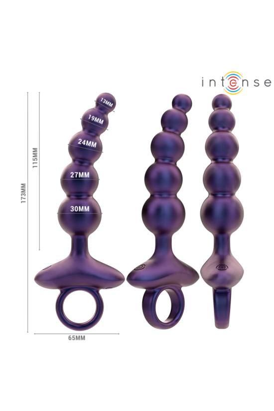 INTENSE - TITO VIBRANTE ANAL PLUG MODELLO 3 TELECOMANDO