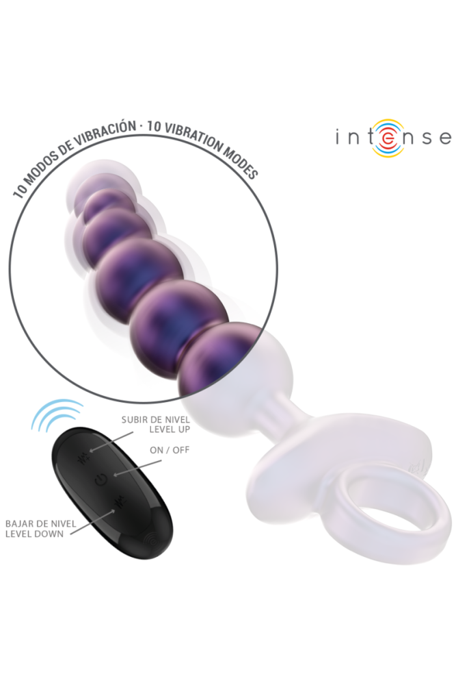 INTENSE - TITO VIBRANTE ANAL PLUG MODELLO 3 TELECOMANDO