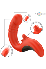 INTENSE - PAULINA VIBRATORE E STIMOLATORE A FORMA DI U ROSSO