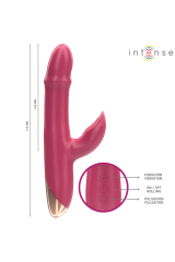INTENSE - CHLOE VIBRATORE MULTIFUNZIONE 3 IN 1 ROSSO