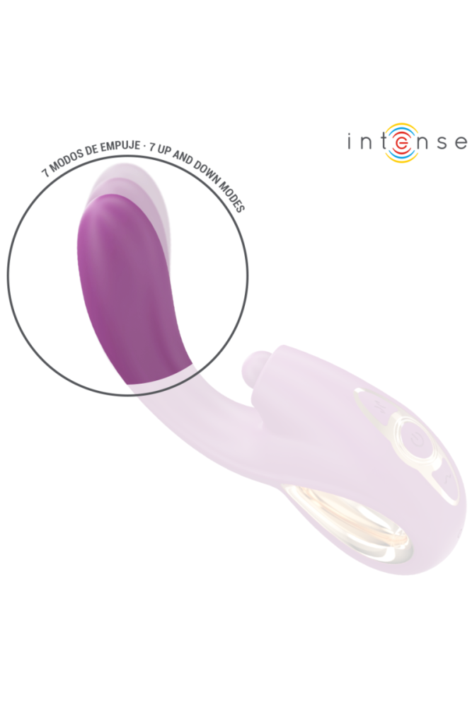 INTENSE - LALI VIBRATORE MULTIFUNZIONE PUNTO G TAPPING & THRUST & VIBRATION VIOLA