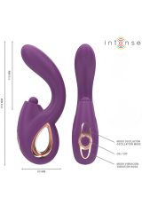 INTENSE - LALI VIBRATORE MULTIFUNZIONE PUNTO G TAPPING & THRUST & VIBRATION VIOLA