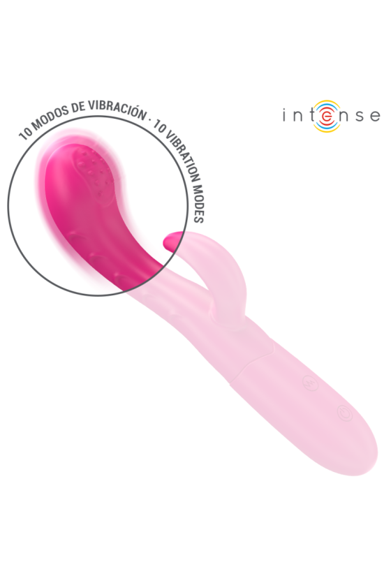 INTENSE - VIBRATORE AMARA CON LINGUA STIMOLANTE 10 VIBRAZIONI ROSA