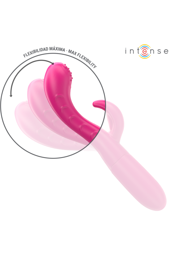 INTENSE - VIBRATORE AMARA CON LINGUA STIMOLANTE 10 VIBRAZIONI ROSA