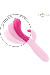 INTENSE - VIBRATORE AMARA CON LINGUA STIMOLANTE 10 VIBRAZIONI ROSA