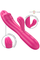 INTENSE - VIBRATORE FLESSIBILE IVY 10 VIBRAZIONI CON STIMOLAZIONE DELLA LINGUA ROSA
