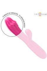INTENSE - VIBRATORE FLESSIBILE IVY 10 VIBRAZIONI CON STIMOLAZIONE DELLA LINGUA ROSA