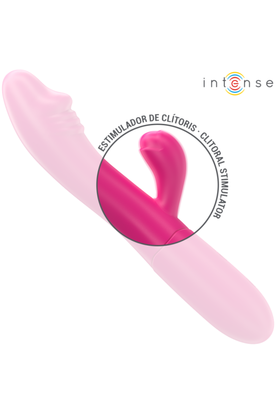 INTENSE - VIBRATORE FLESSIBILE IVY 10 VIBRAZIONI CON STIMOLAZIONE DELLA LINGUA ROSA