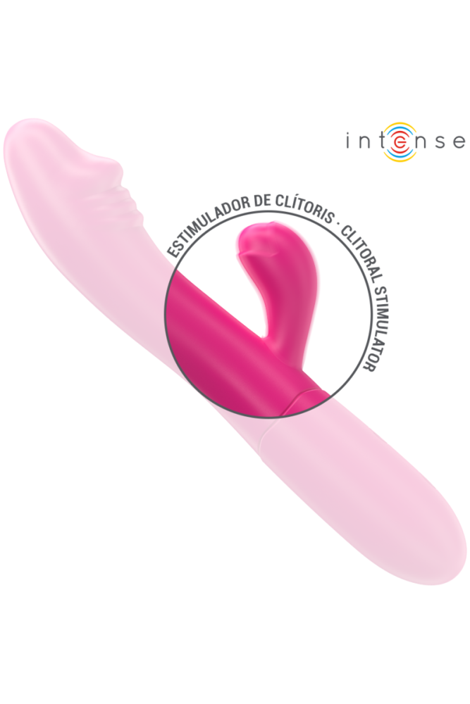 INTENSE - VIBRATORE FLESSIBILE IVY 10 VIBRAZIONI CON STIMOLAZIONE DELLA LINGUA ROSA