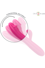 INTENSE - VIBRATORE FLESSIBILE IVY 10 VIBRAZIONI CON STIMOLAZIONE DELLA LINGUA ROSA