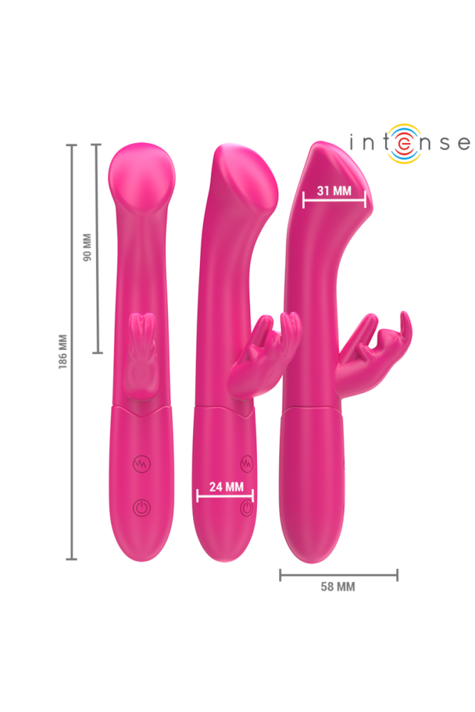 6 CM 10 VIBRAZIONI ROSA