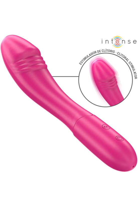INTENSE - BELINDA VIBRATORE 19 CM FLESSIBILE 10 VIBRAZIONI ROSA
