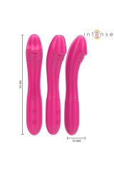 INTENSE - BELINDA VIBRATORE 19 CM FLESSIBILE 10 VIBRAZIONI ROSA