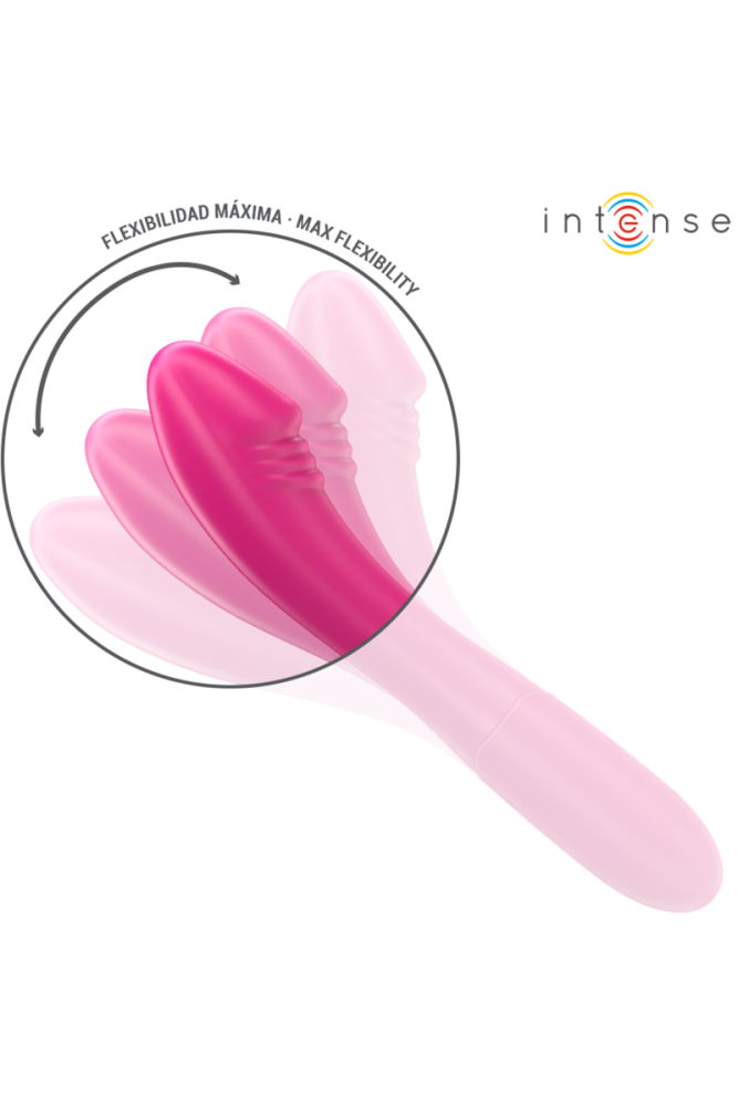 INTENSE - BELINDA VIBRATORE 19 CM FLESSIBILE 10 VIBRAZIONI ROSA