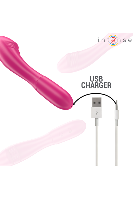 INTENSE - BELINDA VIBRATORE 19 CM FLESSIBILE 10 VIBRAZIONI ROSA