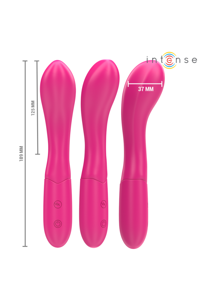 INTENSE - LISETTE VIBRATORE 19 CM FLESSIBILE 10 VIBRAZIONI ROSA