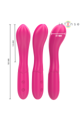 INTENSE - LISETTE VIBRATORE 19 CM FLESSIBILE 10 VIBRAZIONI ROSA