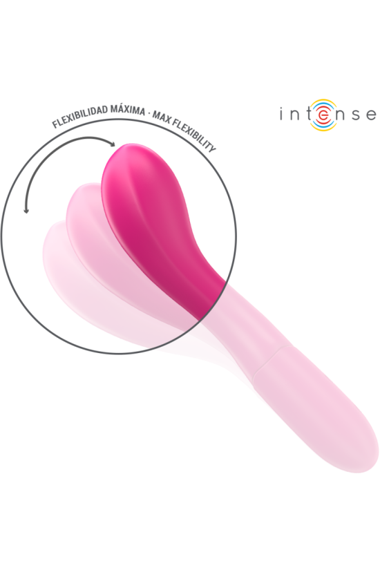 INTENSE - LISETTE VIBRATORE 19 CM FLESSIBILE 10 VIBRAZIONI ROSA