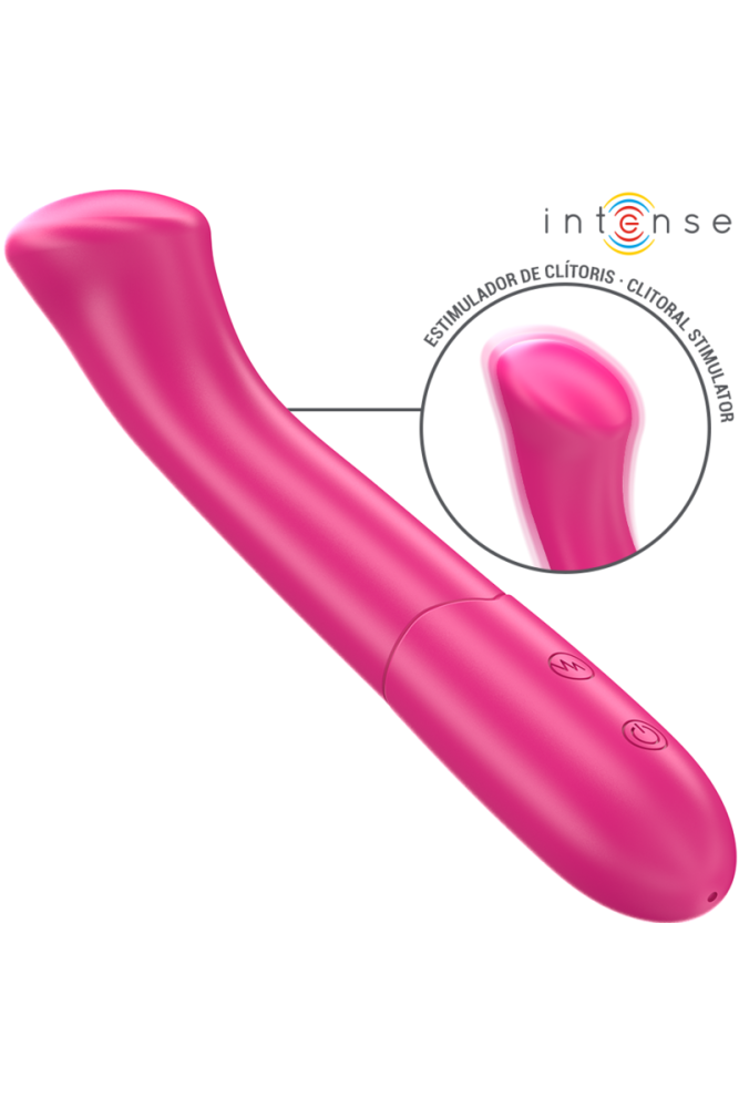 INTENSE - PATY VIBRATORE 19 CM FLESSIBILE 10 VIBRAZIONI MODELLO 2 ROSA