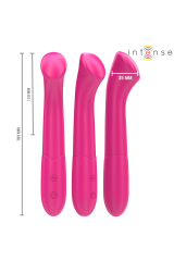 INTENSE - PATY VIBRATORE 19 CM FLESSIBILE 10 VIBRAZIONI MODELLO 2 ROSA