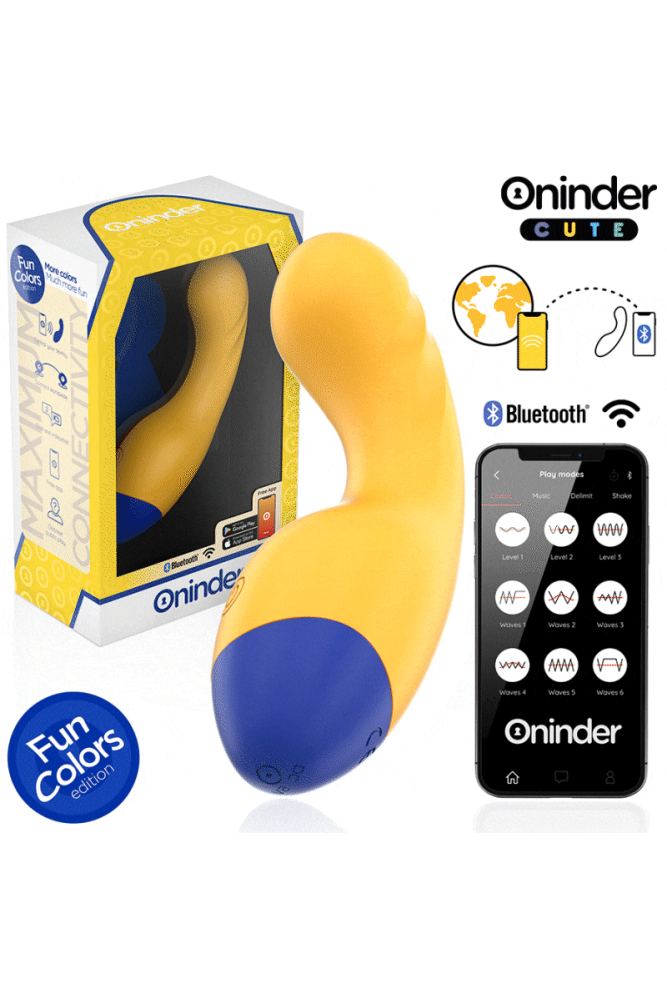 ONINDER CUTE - VIBRATORE PUNTO G LOVE BUDDY MASTER - APP GRATUITA IN TUTTO IL MONDO