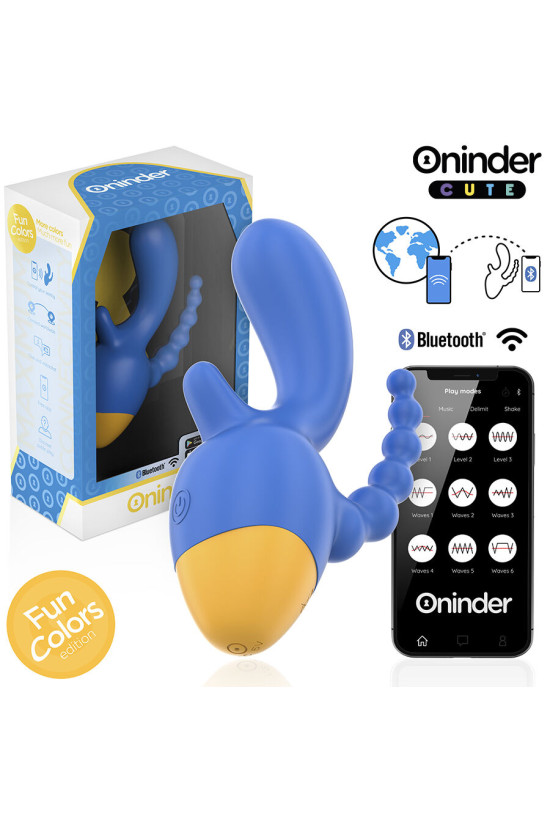 ONINDER CUTE - LOVE 3 SOME TRIPLO VIBRATORE - APP GRATUITA IN TUTTO IL MONDO