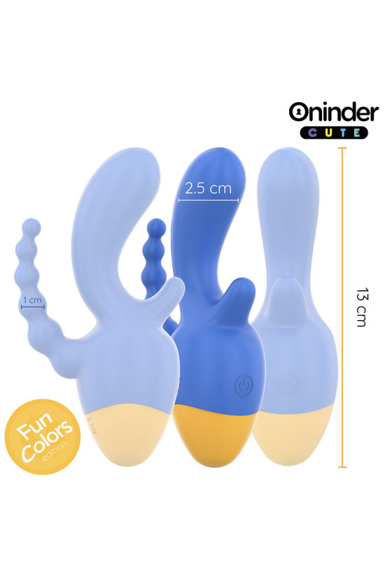ONINDER CUTE - LOVE 3 SOME TRIPLO VIBRATORE - APP GRATUITA IN TUTTO IL MONDO