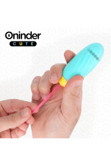 ONINDER CUTE - UOVO VIBRANTE LOVE PLEASURE - GEMME ROTANTI IN SILICONE - APP GLOBALE GRATUITA