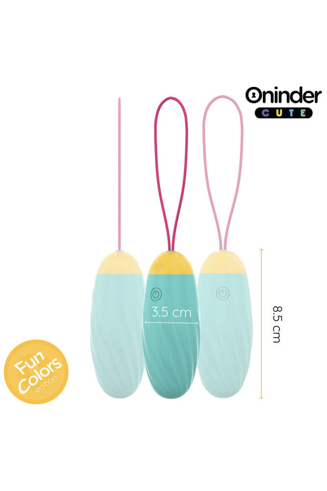 ONINDER CUTE - UOVO VIBRANTE LOVE PLEASURE - GEMME ROTANTI IN SILICONE - APP GLOBALE GRATUITA