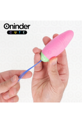 ONINDER CUTE - UOVO IN SILICONE VIBRANTE-ROTANTE A 360° PER AMARE IL PIACERE - APP GLOBALE GRATUITA