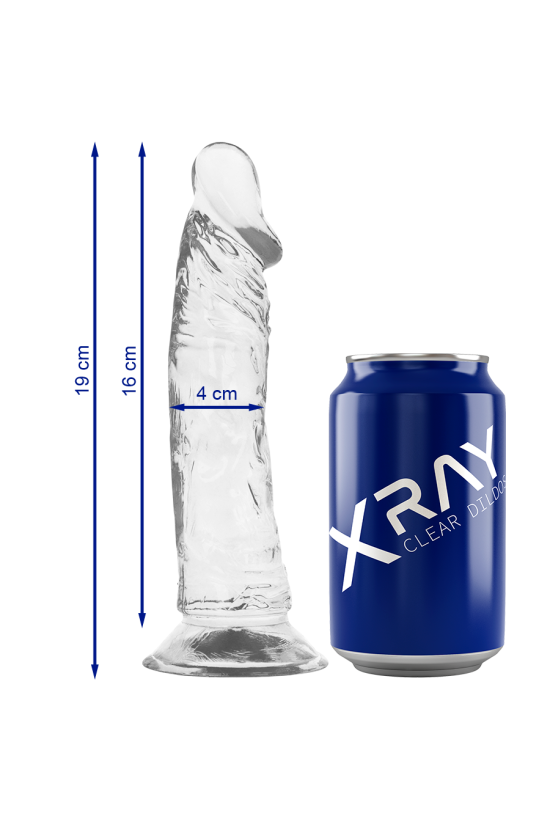 X RAY - CAZZO TRASPARENTE 19 CM -O- 4 CM