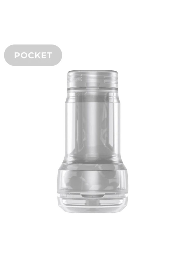 KIIROO - FEEL POCKET STROKER CRYSTAL DI KIIROO TRASPARENTE
