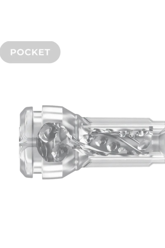 KIIROO - FEEL POCKET STROKER CRYSTAL DI KIIROO TRASPARENTE