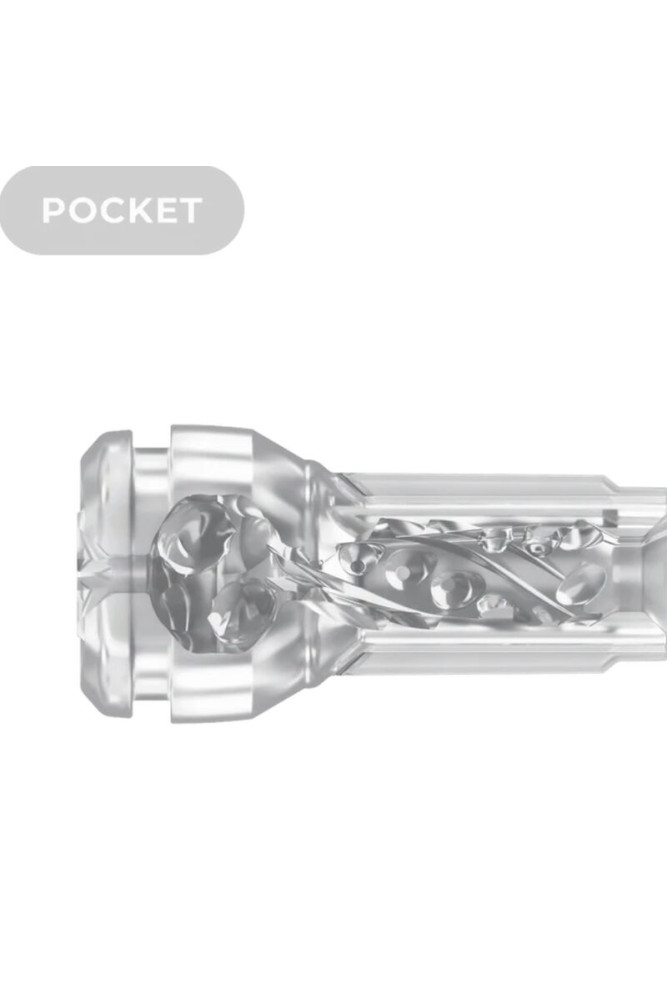KIIROO - FEEL POCKET STROKER CRYSTAL DI KIIROO TRASPARENTE