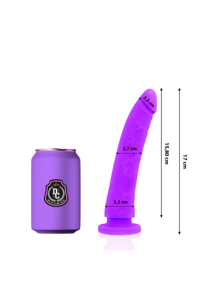 DELTA CLUB - TOYS DILDO MEDICO LILLA IN SILICONE 17 CM -O- 3 CM