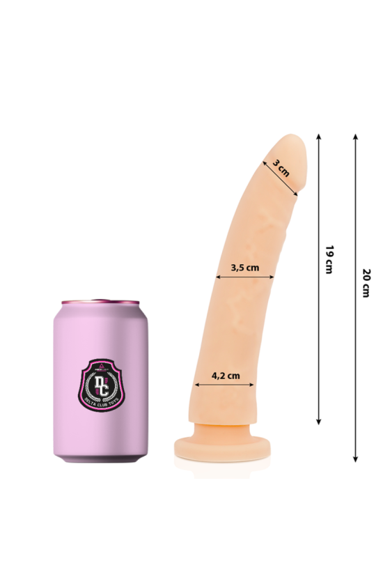 DELTA CLUB - TOYS DILDO NATURALE IN SILICONE MEDICO 20 CM -O- 4 CM