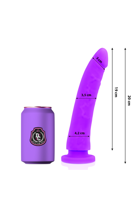 DELTA CLUB - TOYS DILDO MEDICO LILLA IN SILICONE 20 CM -O- 4 CM