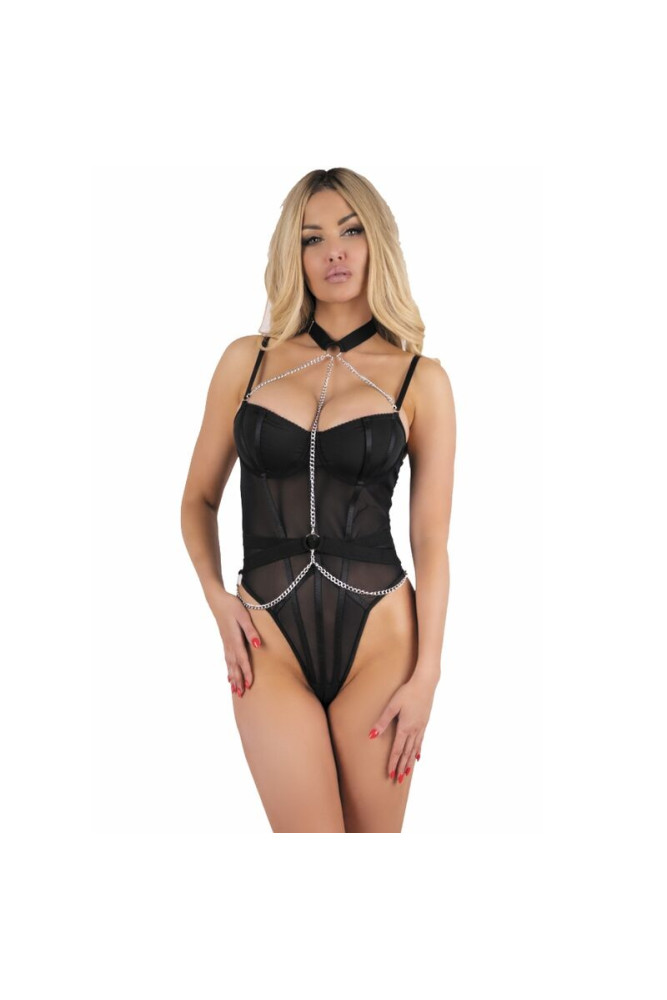 LIVCO CORSETTI FASHION - MELISENDA CF 1709 ACCAPPATOIO + CAMICIA + PERIZOMA NERO S