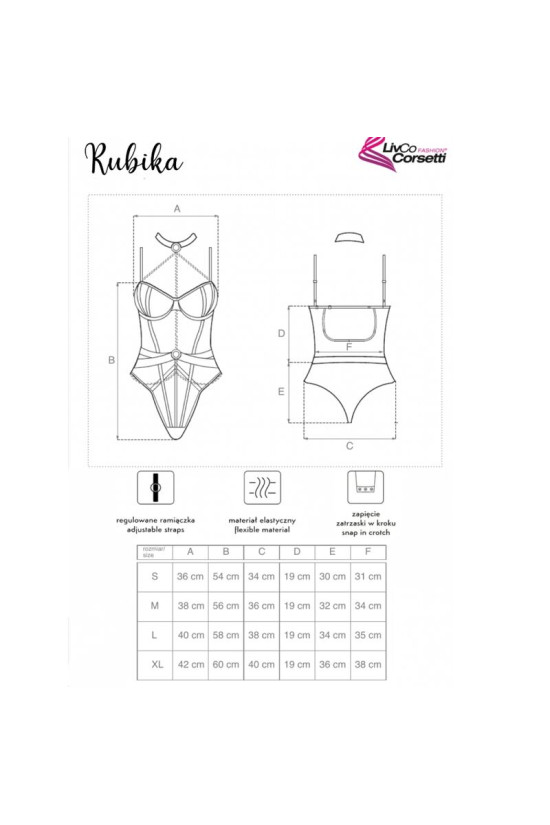 LIVCO CORSETTI FASHION - MELISENDA CF 1709 ACCAPPATOIO + CAMICIA + PERIZOMA NERO S